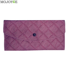 Women Purse Soft Handbags Card Holder Gift Lady Long Wallet Plaid Purse Bolsas de Marca Clutch Coin Purse Carteira ELY