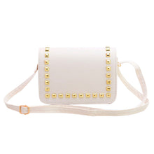 Women Small PU Leather Messenger Bags Rivet Crossbody Shoulder Bags Shopping Bag Handbags Clutches Bolsa Feminina ELY