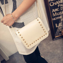 Women Small PU Leather Messenger Bags Rivet Crossbody Shoulder Bags Shopping Bag Handbags Clutches Bolsa Feminina ELY