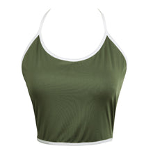 Women Base Shirt Camisole Crop Top Black Green Pink O-Neck Intimates 1STL ELY