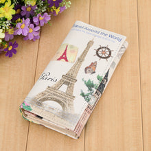 Women Tower Print Wallets Long Smooth PU Leather Wallet Graffiti Embossed Money Purse ID Credit Card Holder Coin Purses ELY