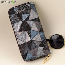 Women Wallet Long Card Holder Case Leather Clutch Wallet Purse Handbag Plaid Wallets Purse Money Bag Femininas ELY