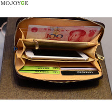 Women Wallet Long Card Holder Case Leather Clutch Wallet Purse Handbag Plaid Wallets Purse Money Bag Femininas ELY