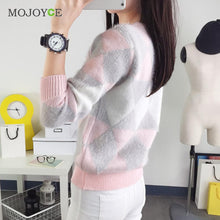 Women Warm Knitted Sweater Jumper Knitwear Outwear Coat Women Sweaters and Pullovers Pull Femme Christmas Sweater ELY