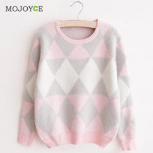 Women Warm Knitted Sweater Jumper Knitwear Outwear Coat Women Sweaters and Pullovers Pull Femme Christmas Sweater ELY