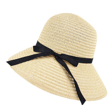 Women Wide Brim Beach Sun Hat Paper Straw Floppy Elegant Bohemia Cap 1STL ELY