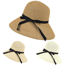 Women Wide Brim Beach Sun Hat Paper Straw Floppy Elegant Bohemia Cap 1STL ELY