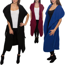 Women Warm Oversized Jacket Long Trench Coat Parka Outwear Oversized Long Waistcoat Vest veste femme ELY