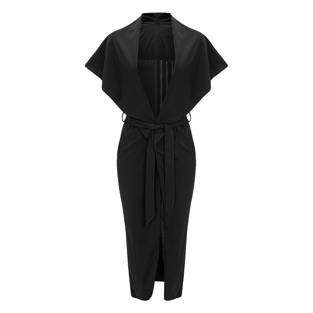 Women Warm Oversized Jacket Long Trench Coat Parka Outwear Oversized Long Waistcoat Vest veste femme ELY