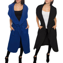 Women Warm Oversized Jacket Long Trench Coat Parka Outwear Oversized Long Waistcoat Vest veste femme ELY