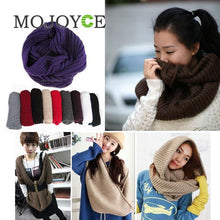 Women Warm Wool Knit Snood Scarf Shawl Neck Wrap Circle Cowl 1STL ELY