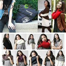 Women Warm Wool Knit Snood Scarf Shawl Neck Wrap Circle Cowl 1STL ELY