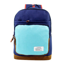 Women's Canvas Backpack Patchwork Satchel Shoulder Rucksack for Teenager Girls Designer School Bagpack Bolsa Feminina ELY