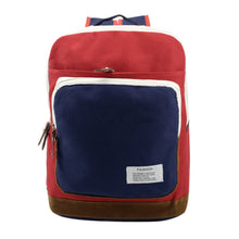 Women's Canvas Backpack Patchwork Satchel Shoulder Rucksack for Teenager Girls Designer School Bagpack Bolsa Feminina ELY