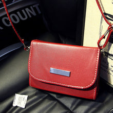 Women's Mini PU Leather Messenger Bags Small Fold Over Clutch Bag Shoulder Bag Handbags Bolsas Feminina 1STL ELY