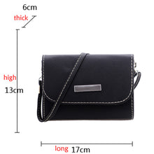 Women's Mini PU Leather Messenger Bags Small Fold Over Clutch Bag Shoulder Bag Handbags Bolsas Feminina 1STL ELY