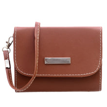 Women's Mini PU Leather Messenger Bags Small Fold Over Clutch Bag Shoulder Bag Handbags Bolsas Feminina 1STL ELY