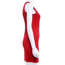 Womens Sexy Sleeveless Slit Evening Club Party Mini Dress Unique dress with a split up one side 1STL ELY