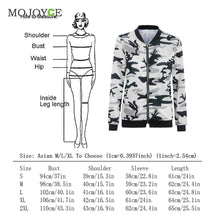Zip Up Classic Army Jacket Biker Celebrity Camo Camouflage Bomber Jacket Outwear Coat Women Basic Coats jaqueta feminina ELY