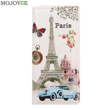 designer Wallet Women Long Wallets Smooth PU leather Paris Flags Eiffel Tower Style Lady Coin Purses Clutch Wallet ELY
