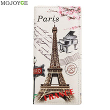 designer Wallet Women Long Wallets Smooth PU leather Paris Flags Eiffel Tower Style Lady Coin Purses Clutch Wallet ELY