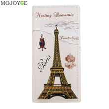 designer Wallet Women Long Wallets Smooth PU leather Paris Flags Eiffel Tower Style Lady Coin Purses Clutch Wallet ELY