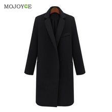able Warm Wool Trench Coat Lapels Long Slim Woolen Trench Coat Jacket Artificial Cashmere Overcoat Outwear ELY
