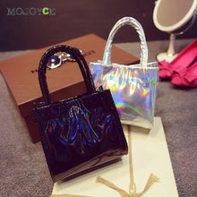 Fasion Bling Square Women Leather Handbag PU Student Shoulder Crossbody Bag Women Messenger Bags Satchel Tote Bolsa Feminina ELY