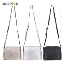 Fasion Letter Weaving Women Leather Handbag Small Shell Women Bag Crossbody Women Messenger Bags Bolsas Femininas sac a main ELY