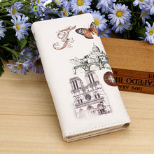 Fasion PU Leather Wallet Women Card Holder Multi Graffiti Embossed Wallet Purse Long Printing Pattern Women Wallets Money Bags ELY