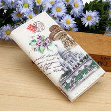 Fasion PU Leather Wallet Women Card Holder Multi Graffiti Embossed Wallet Purse Long Printing Pattern Women Wallets Money Bags ELY