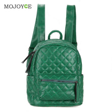 Fasion Rhombus Embroidery Women Bag PU Leather Backpack Mochila Designer Girls School Bag mochila feminina bolsa feminina ELY