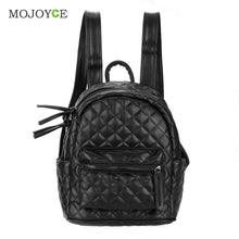 Fasion Rhombus Embroidery Women Bag PU Leather Backpack Mochila Designer Girls School Bag mochila feminina bolsa feminina ELY