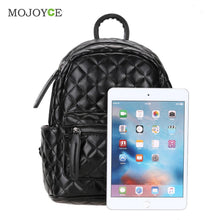 Fasion Rhombus Embroidery Women Bag PU Leather Backpack Mochila Designer Girls School Bag mochila feminina bolsa feminina ELY