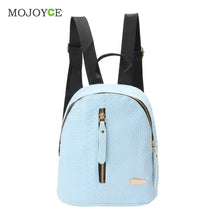Fasion Women Backpack CROCO Pattern PU Leather Zipper Student School Bag Small Bagpack Rucksacks for Women Girl Bolsa Feminina ELY