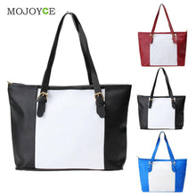 Fasion Women Leather Handbag Color Mosaic Lady Shoulder Bag Sacthel Shopping Women Bag bolsas feminina Sac A Main ELY