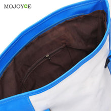 Fasion Women Leather Handbag Color Mosaic Lady Shoulder Bag Sacthel Shopping Women Bag bolsas feminina Sac A Main ELY