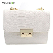 Fasion Women Leather Handbag Mini Chain Women Messenger Bags Animal Pattern Square Shoulder Women Bag Clutch bolsa feminina ELY