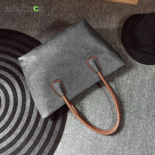 Fasion Women Leather Handbag PU Large Capacity Tote Weaving Handbag Tote Women Bag Lady Shoulder Crossbody Bag Bolsa Feminina ELY