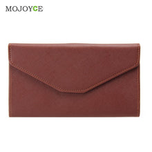 Fasion Women Long Size Wallet PU Leather Large Capacity Messenger Zipper Card Holder Wallet Portefeuille Clutch Carteras Mujer ELY