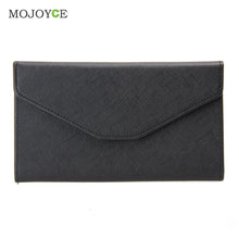 Fasion Women Long Size Wallet PU Leather Large Capacity Messenger Zipper Card Holder Wallet Portefeuille Clutch Carteras Mujer ELY