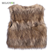 Faux Fur Waistcoat Short Vest Gilet Jacket Coat Sleeveless Outwear Women Imitational Fur Gilet Plus Size Femme Ladies Vests ELY