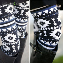 Fitness Geometry Print Leggings Women Stretchy Fitness Legging Casual Slim Skinny Pencil Pants Fitness Feminino ELY