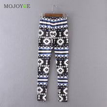 Fitness Geometry Print Leggings Women Stretchy Fitness Legging Casual Slim Skinny Pencil Pants Fitness Feminino ELY