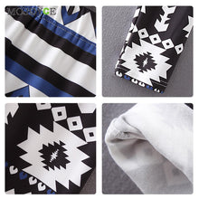 Fitness Geometry Print Leggings Women Stretchy Fitness Legging Casual Slim Skinny Pencil Pants Fitness Feminino ELY