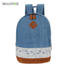 Floral Lace Decor Canvas Backpack Women Bag School Bag For Teenagers Travel Satchel Back Pack Schoolbag Bagpack Mochila Feminina ELY