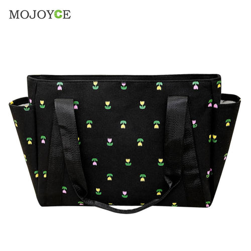 Floral Print Canvas Bag Large Tote Handbags Mummy Women Bag Bolsa Feminina Sac a Main Femme De Marque Clutch Bolsos Mujer ELY