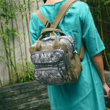 Floral Print Women Bag Women Messenger Bags Canvas Handbag Satchel Shoulder Bags Handbags Women Famous Brands Bolsa Feminina ELY