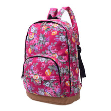 Floral Printing Backpack Women Preppy Style School Bags Women Rucksack Travel Satchel Bags Mochila Feminina Canvas Backpack ELY