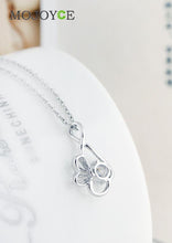 Floral Round Clear Crystal Necklace Woman Pendant Chain Jewelry Accessory ELY